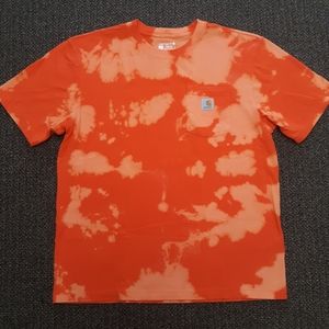 Carhartt Bleach Tie-dye Tshirt. Cute for working out in or everyday wear.